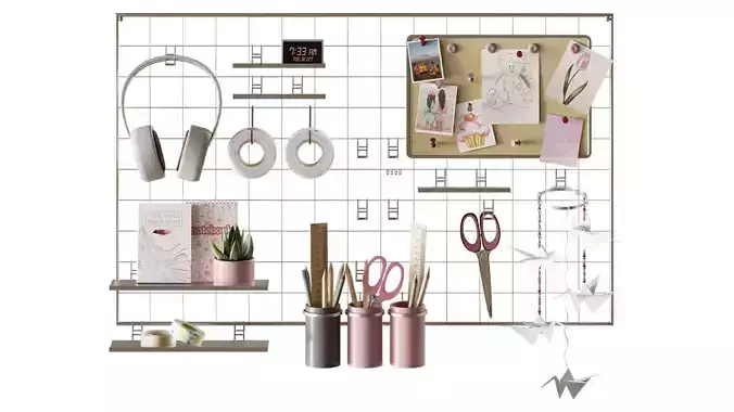 Organizer for a teenage girl