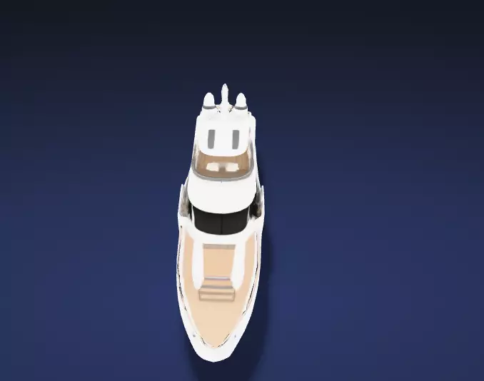 Luxury Motor Yacht Watercraft- 3D Model 3D model_6