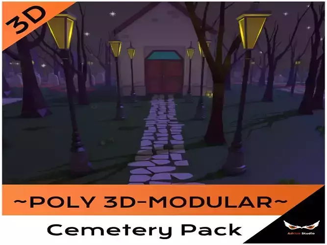 Poly3D-Modular Cemetery Pack