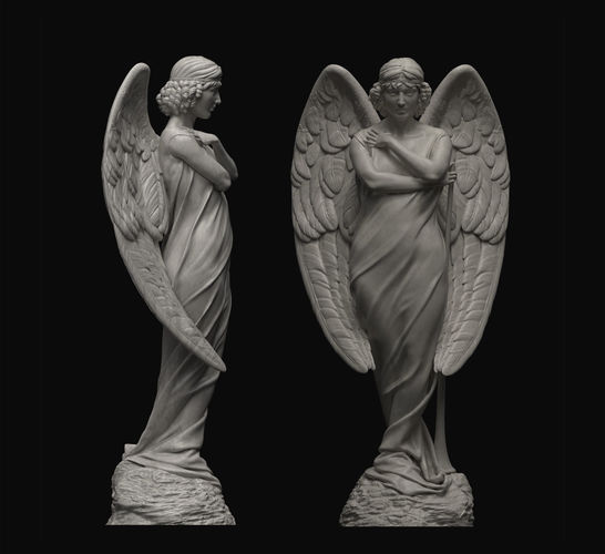 Angel Statue 3D print model