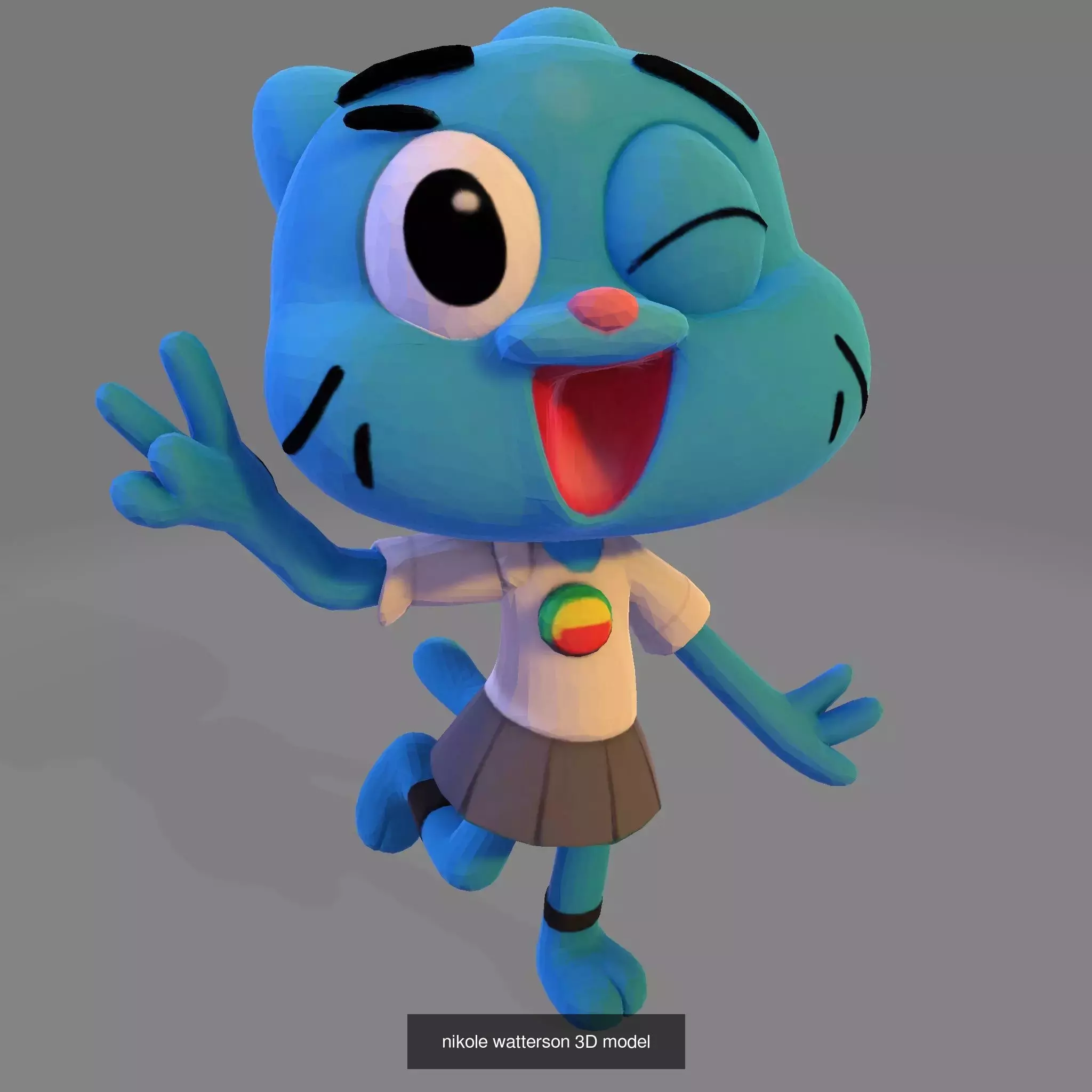 Watterson family The Amazing World of Gumball   3D Model Collection_6