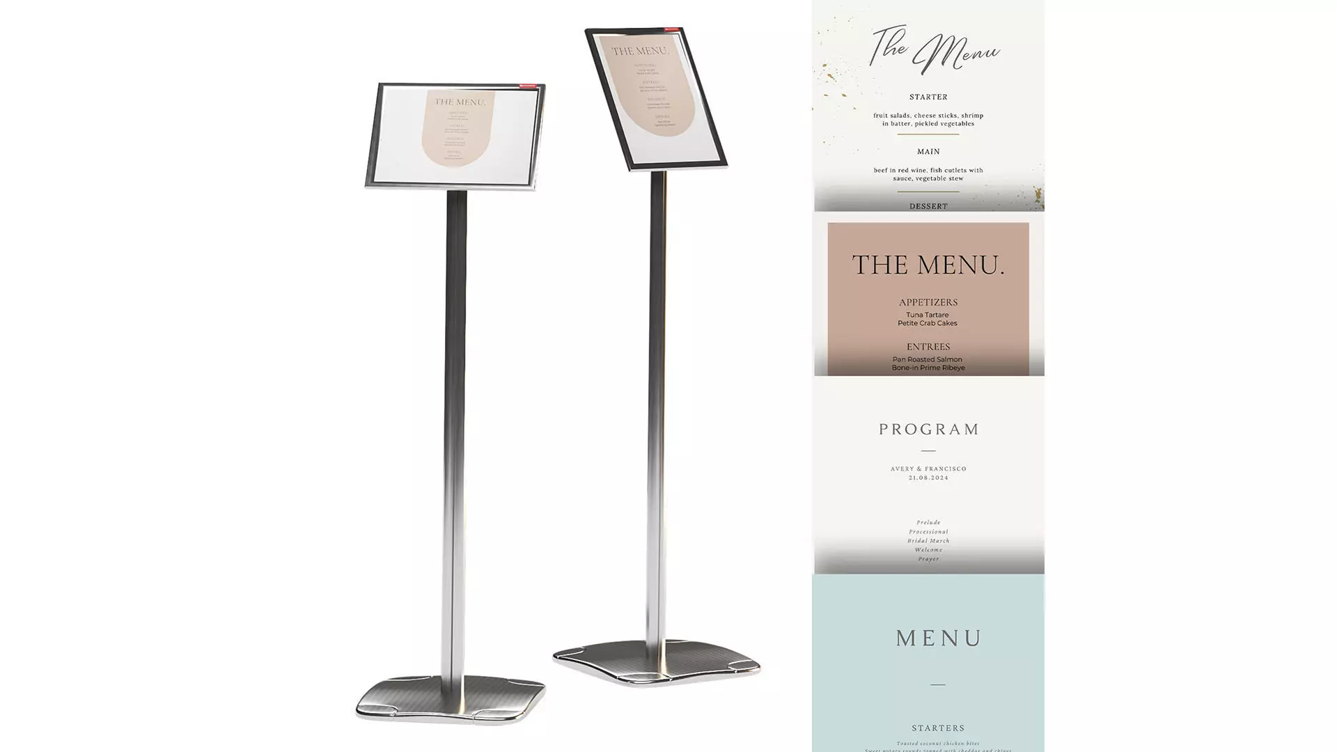 Floor information stand A4 BRAUBERG Extra 3D model