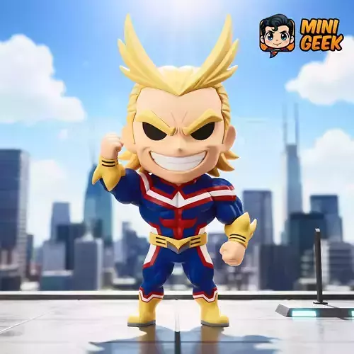Mini Geek  All Might Chibi