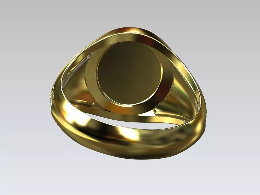 Freemason Ring 3D print model_3