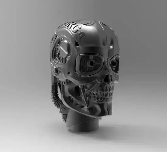 Cyborg Style Car Snorkel with LED Eye and Moving Parts