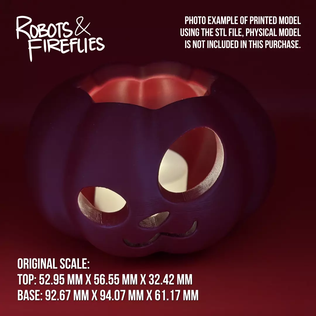 Kawaii Jack-O-Lantern Pumpkin 3D print model_7