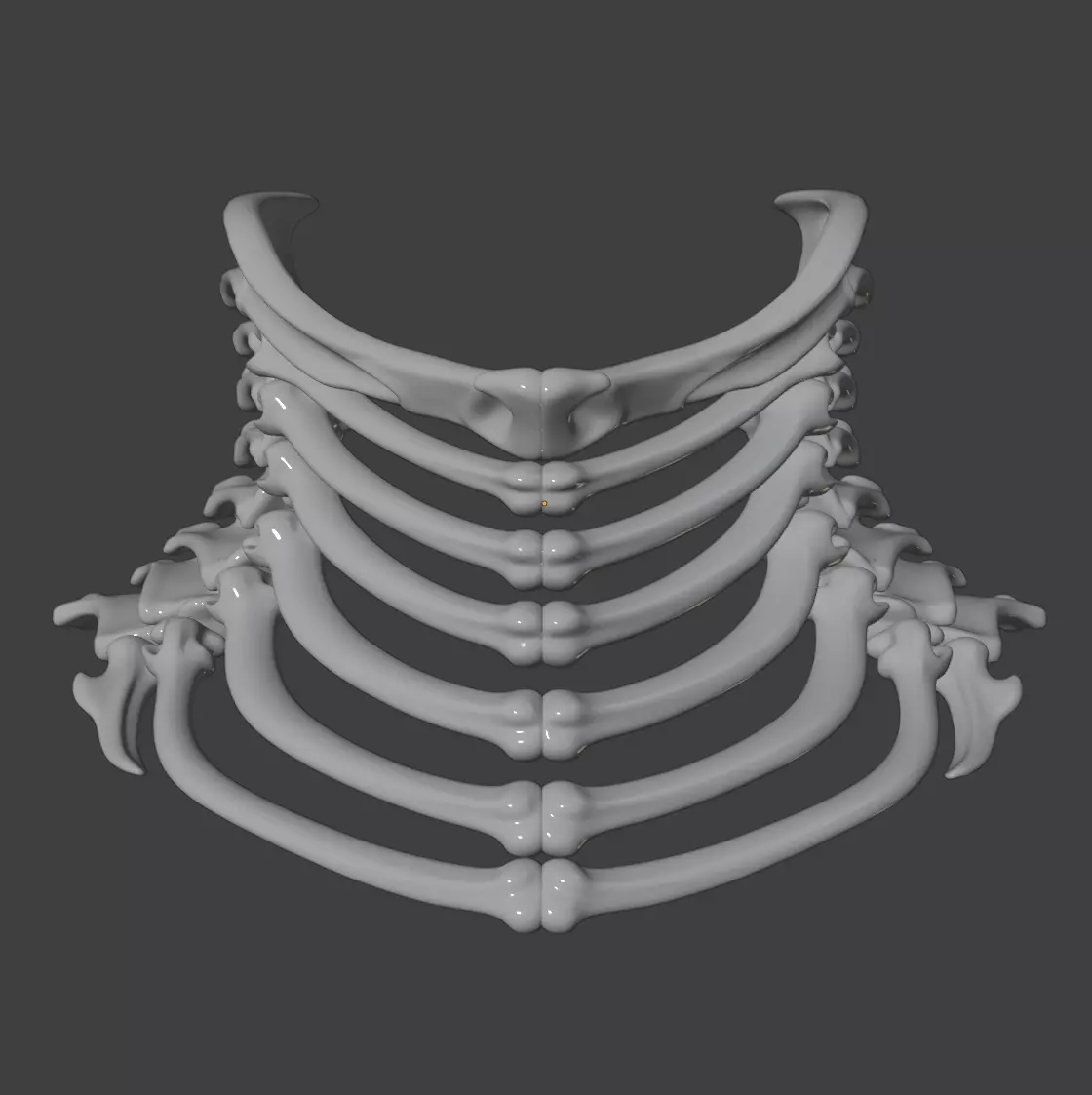 BONE GORGET 3D print model_3