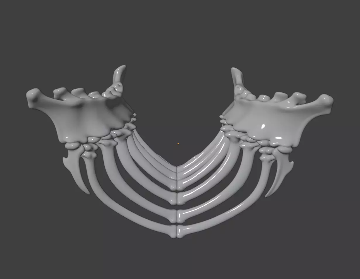 BONE GORGET 3D print model_8