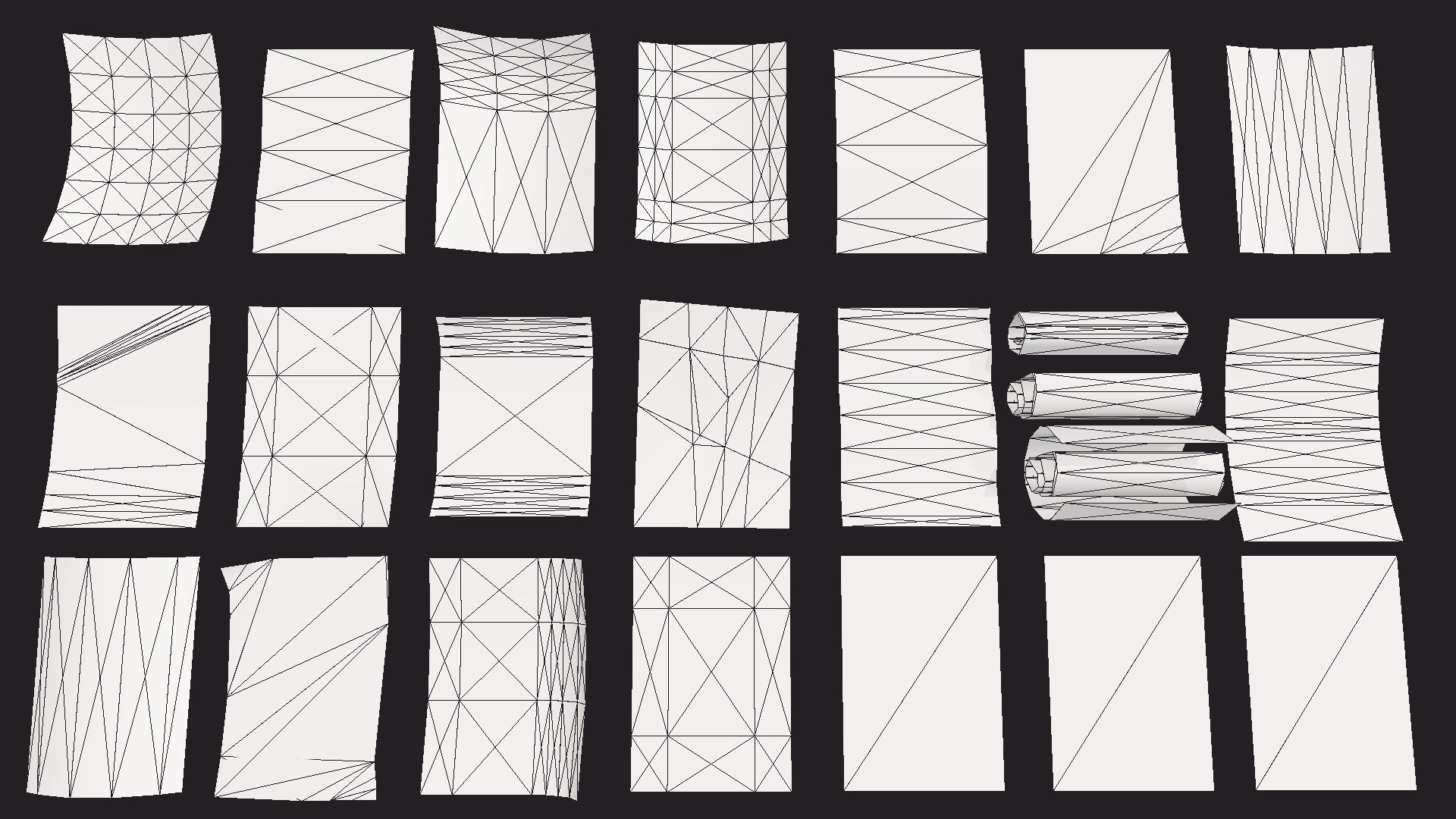Paper Debris Low-poly 3D model_7