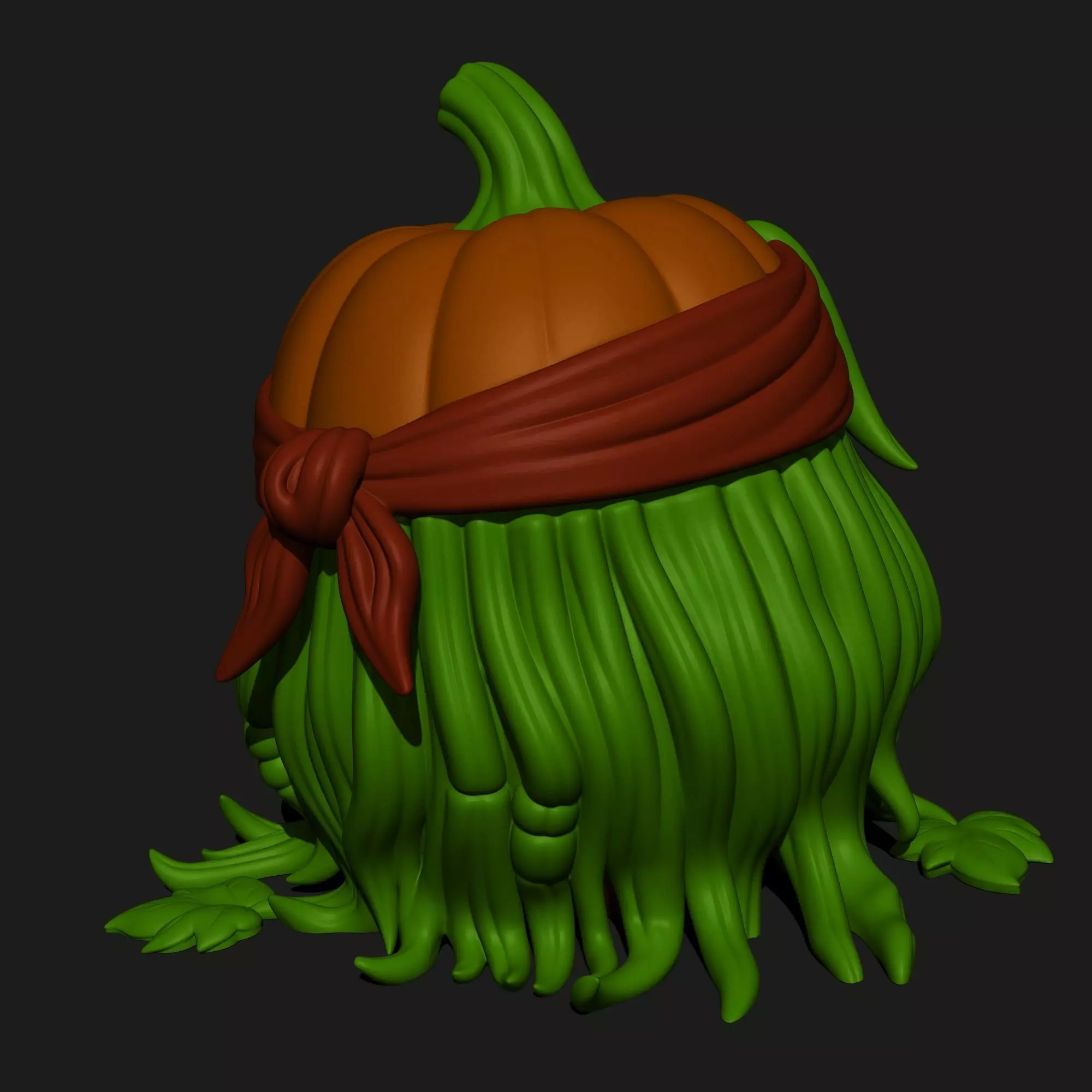 Jack Sparrow Pumpkin - Decor and Candy Bowl Versions 3D print model_11