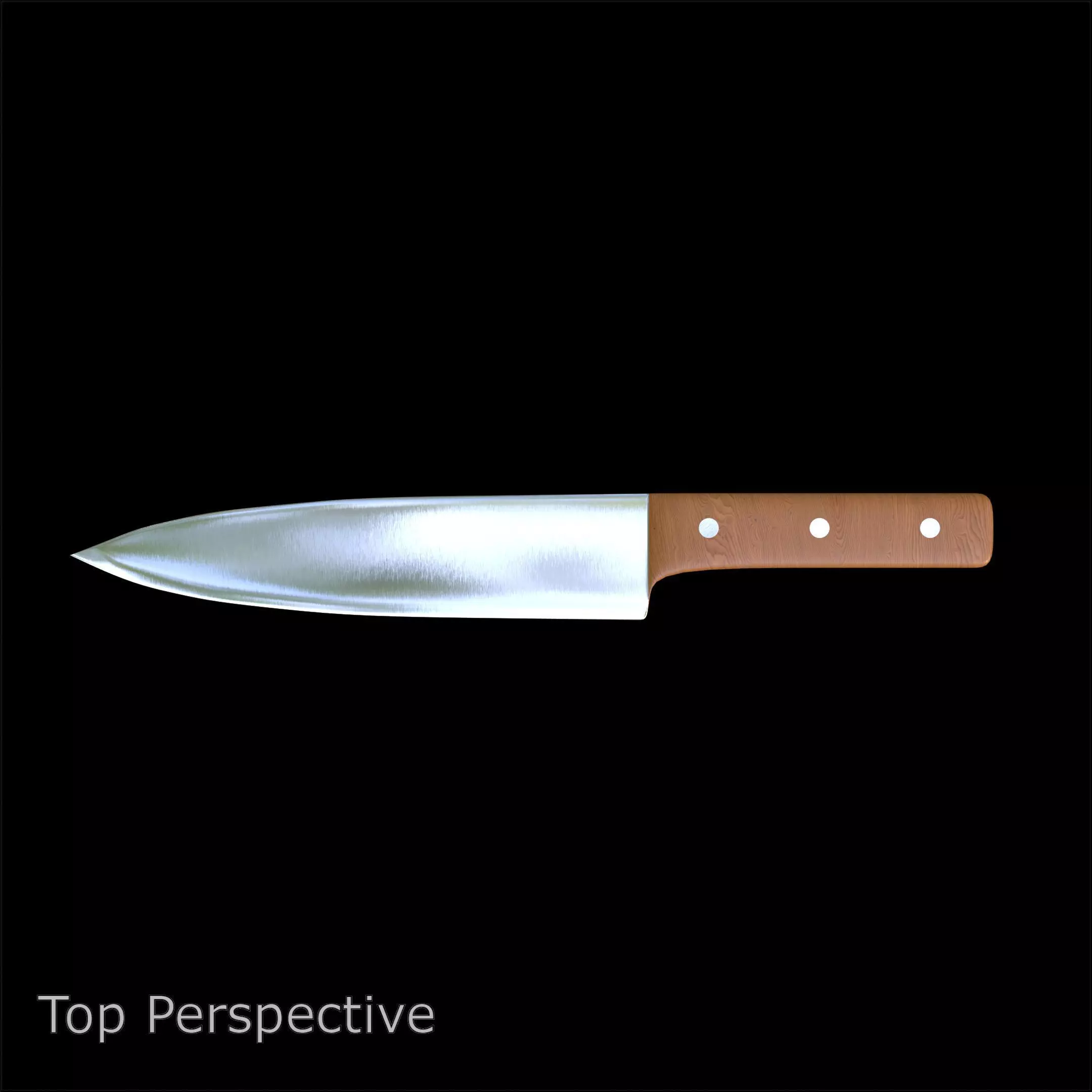 Kitchen Knife Series 02 PBR 4K Free 3D model