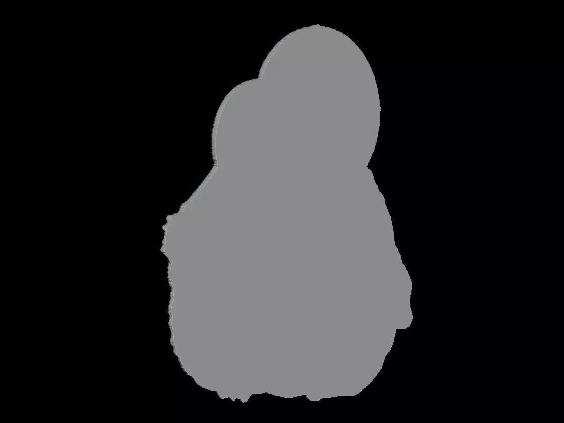 Jesus and Mary Sacred Relief Sculpture 3D print model_5