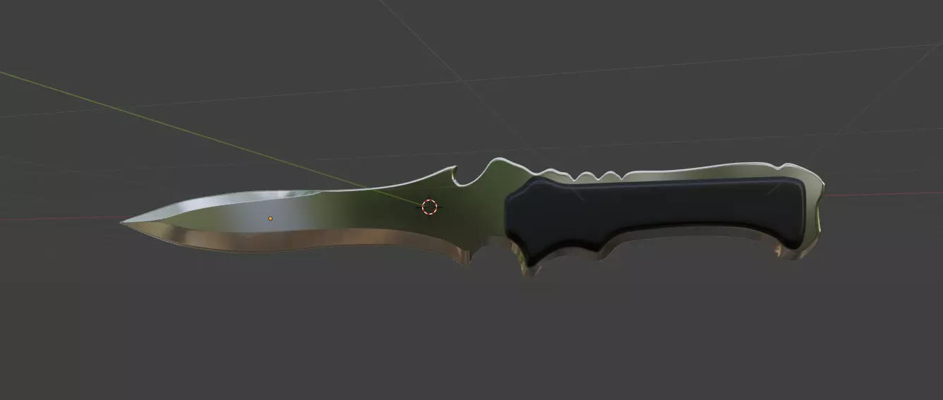 Knife 3D model_0