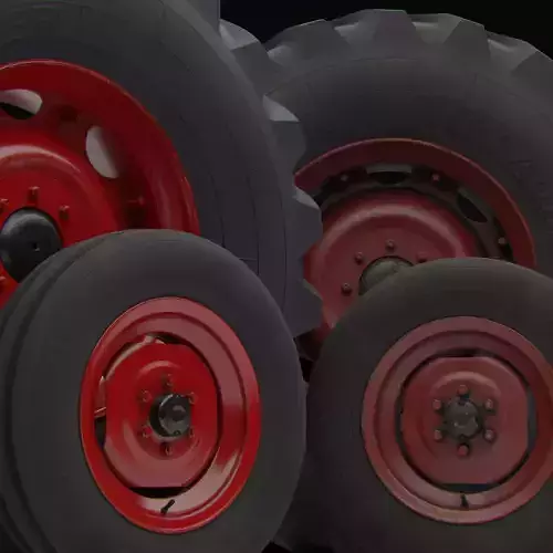 Tractor wheels with LODs