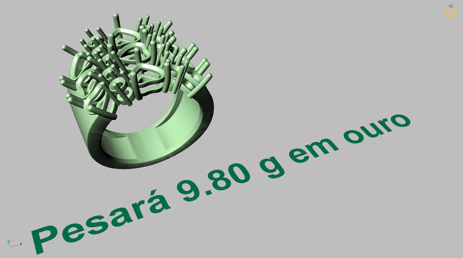 Hearts Ring 3D print model_13