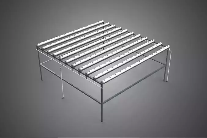 CHANNEL NFT GROW RACK PVC SETUP SOIL-LESS HYDROPONIC FARM PLANT