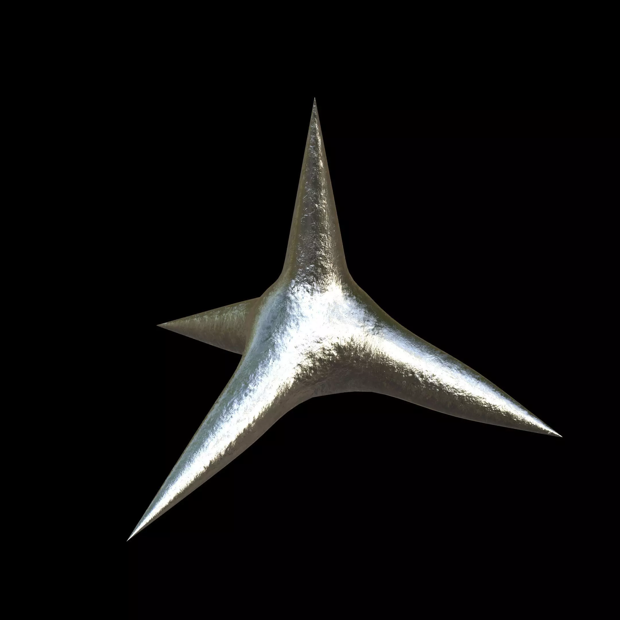 Caltrop Series 01 PBR 4K Free 3D model
