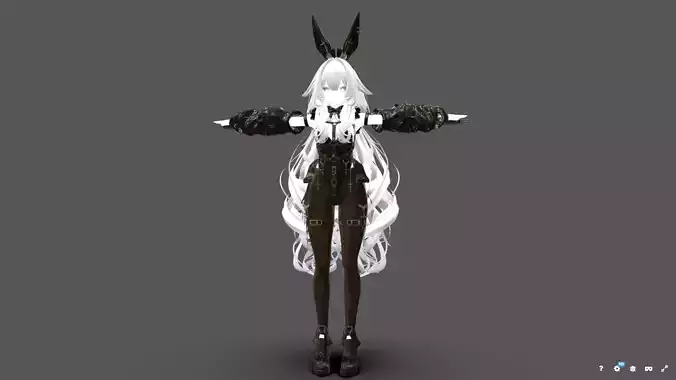 bunnybeee cute 3d model