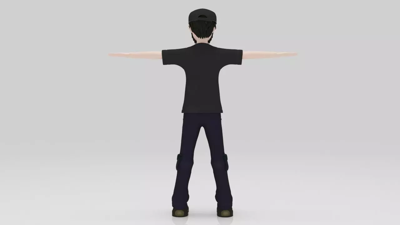 Character Rizo Rigged  Low-poly 3D model_3