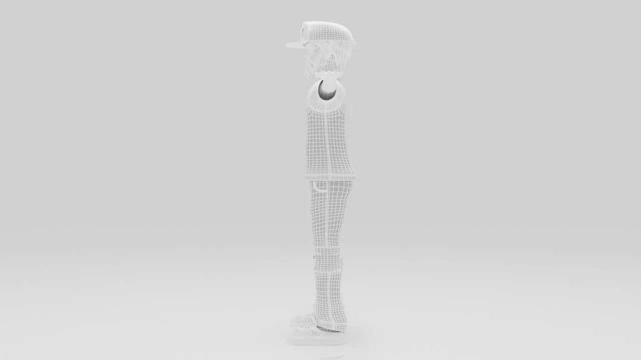 Character Rizo Rigged  Low-poly 3D model_10