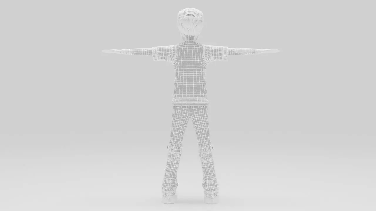 Character Rizo Rigged  Low-poly 3D model_11