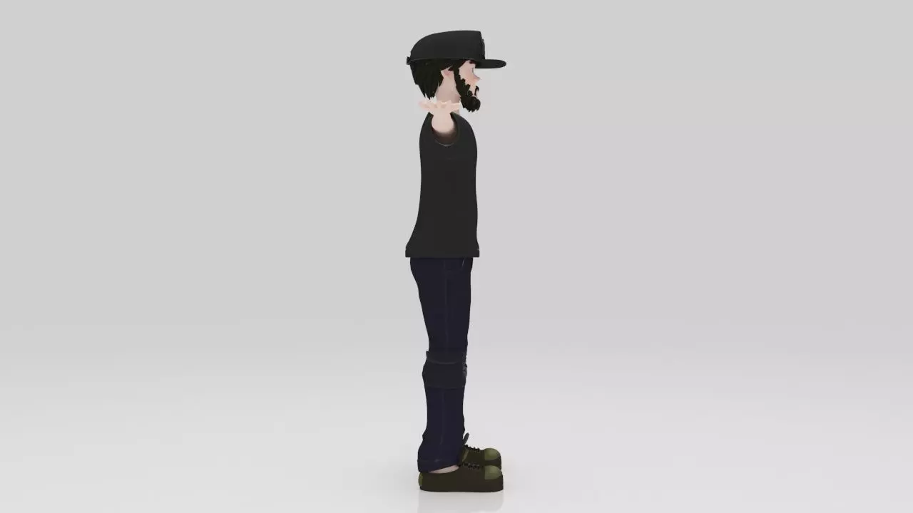 Character Rizo Rigged  Low-poly 3D model_4