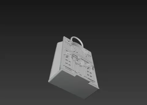 3D Black Store Bag Architecture Black Friday 3D print model_20