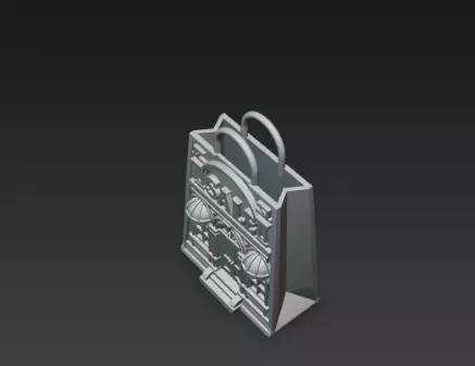 3D Black Store Bag Architecture Black Friday 3D print model_11