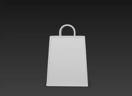 3D Black Store Bag Architecture Black Friday 3D print model_7