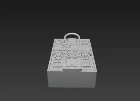 3D Black Store Bag Architecture Black Friday 3D print model_19
