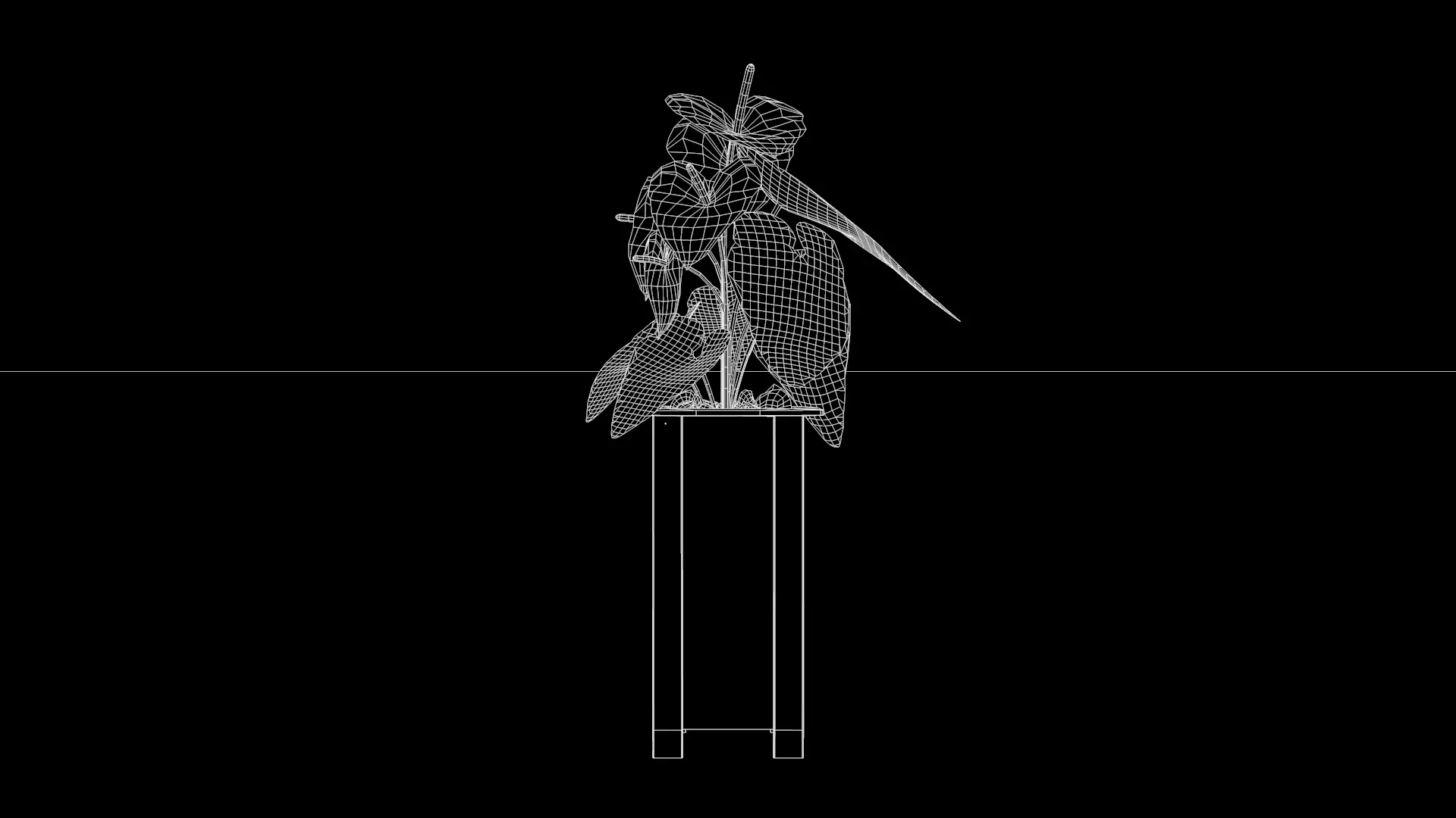 Vase Anthurium Plant 3D Model 3D model_5