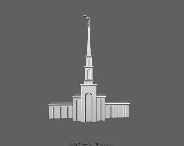 SAO PAULO TEMPLE - LDS SCULPTURE