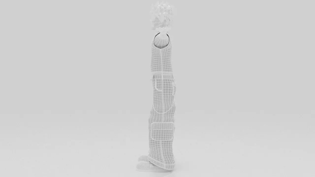 Character PIyol Rigged  Low-poly 3D model_10