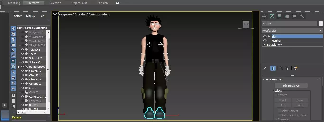 Character PIyol Rigged  Low-poly 3D model_13