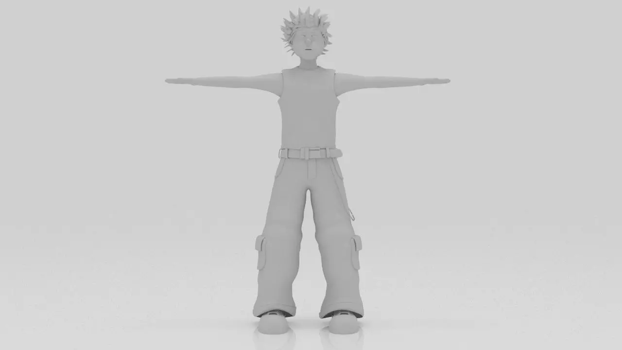 Character PIyol Rigged  Low-poly 3D model_5