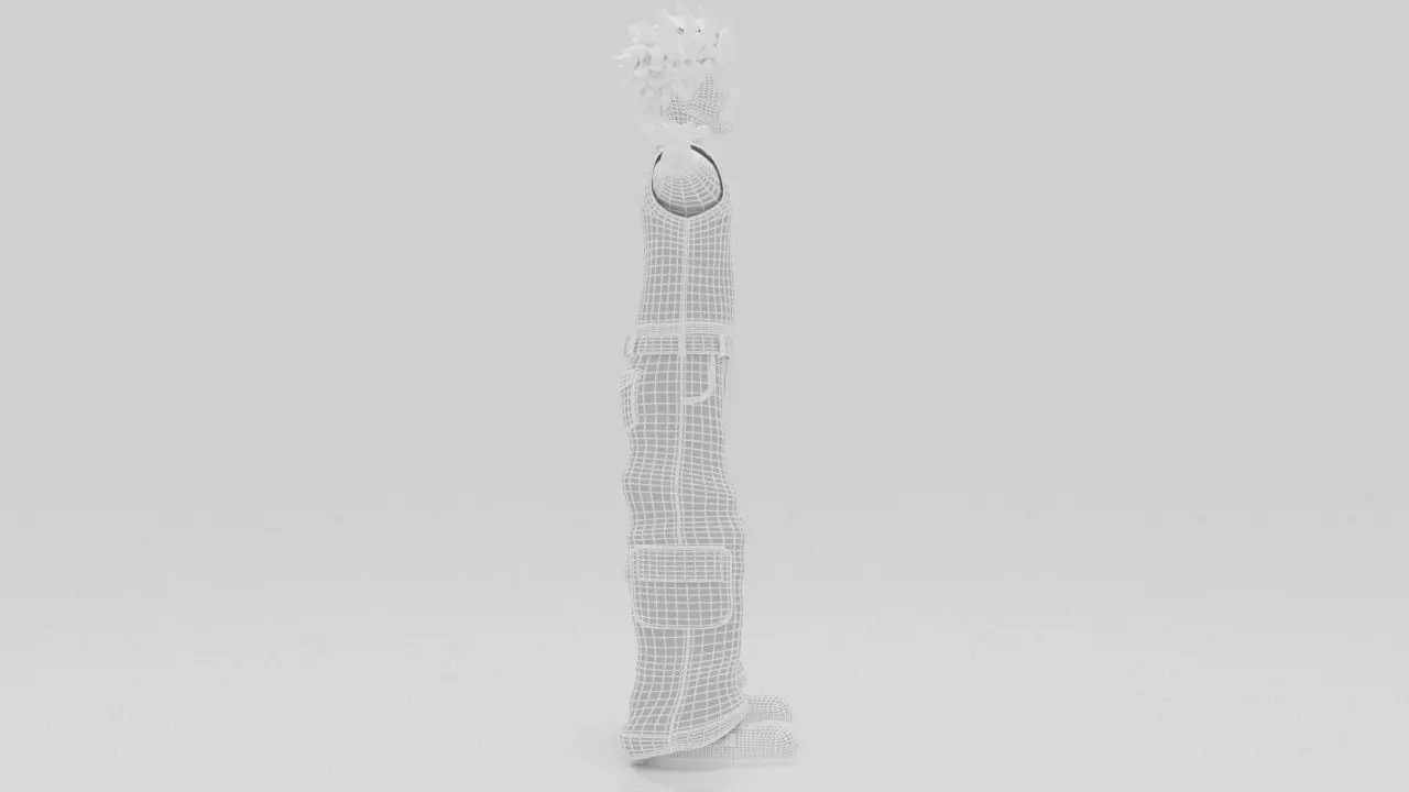 Character PIyol Rigged  Low-poly 3D model_12