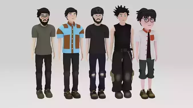 Character Pack Rigged 04