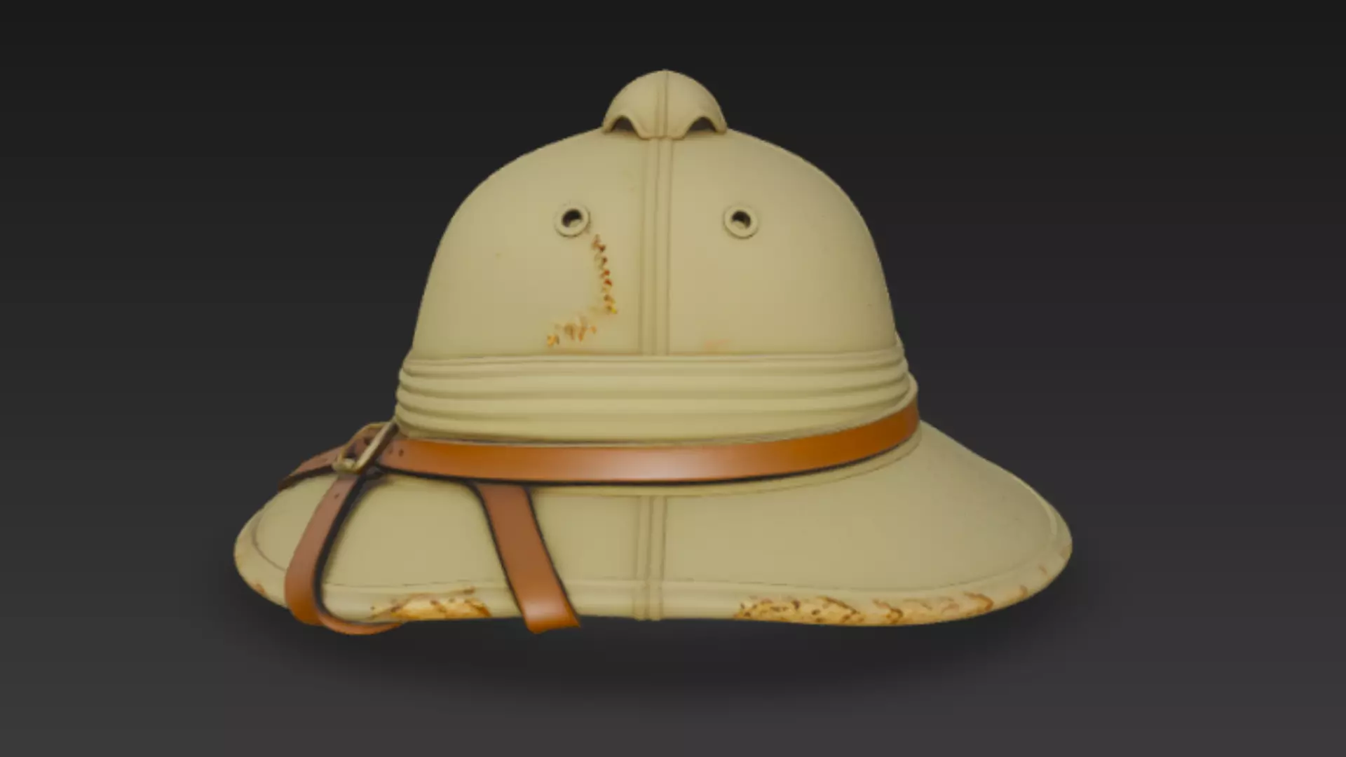 fantasy adventure hat 3d model 3D model_1