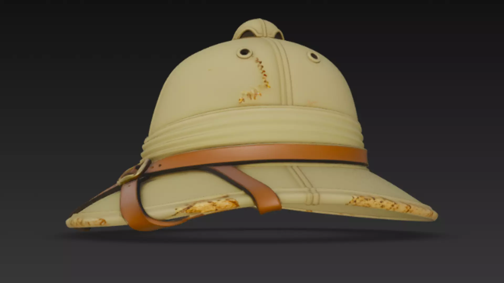 fantasy adventure hat 3d model 3D model_4