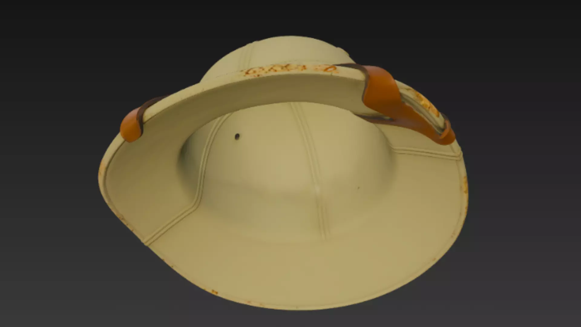 fantasy adventure hat 3d model 3D model_3