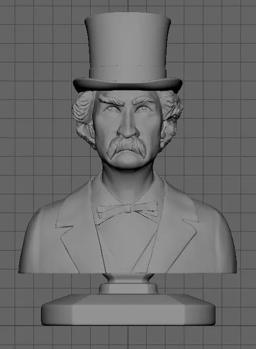 Mark Twain 3D print model