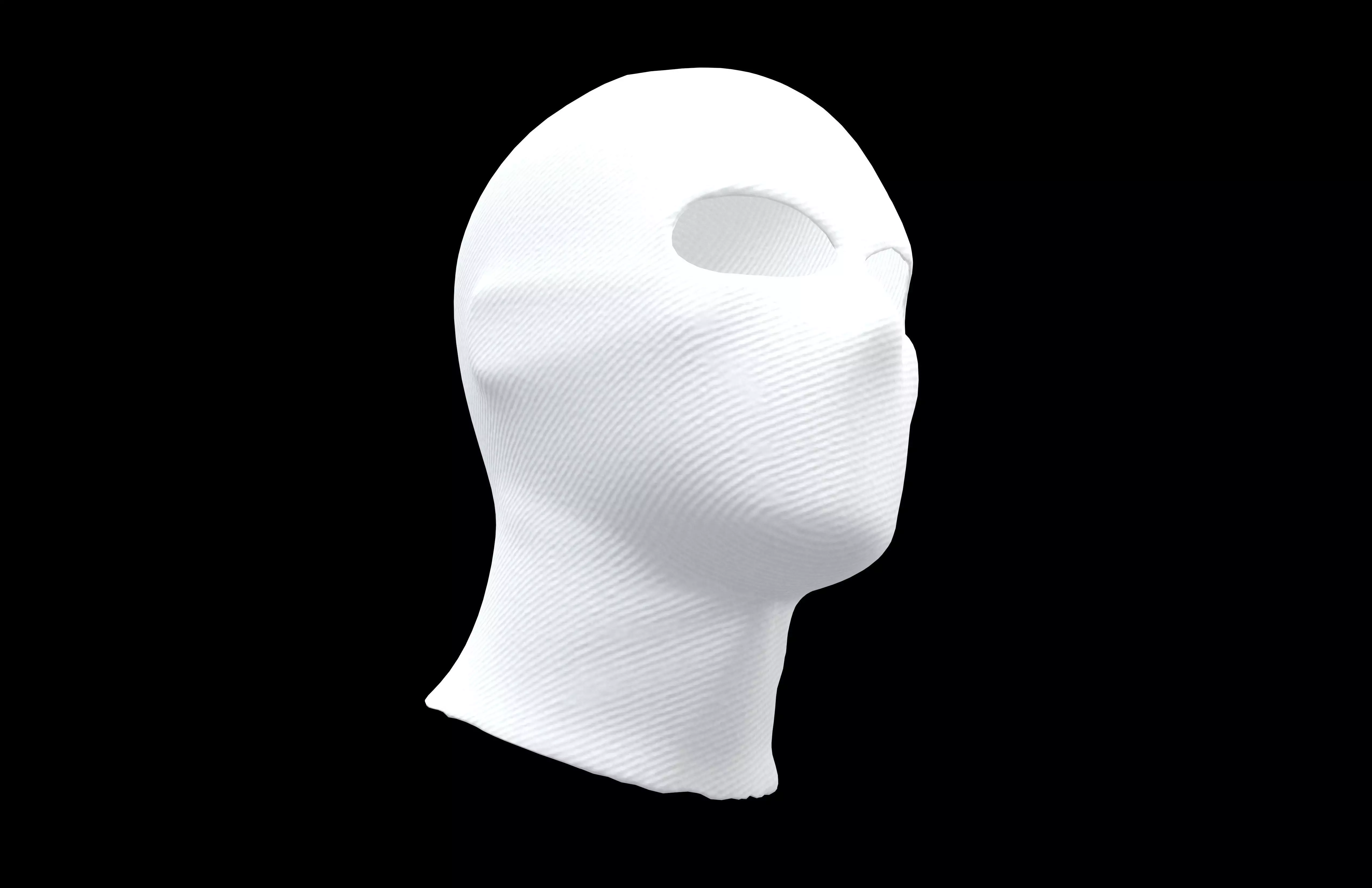 Balaclava v1 001 Low-poly 3D model_3