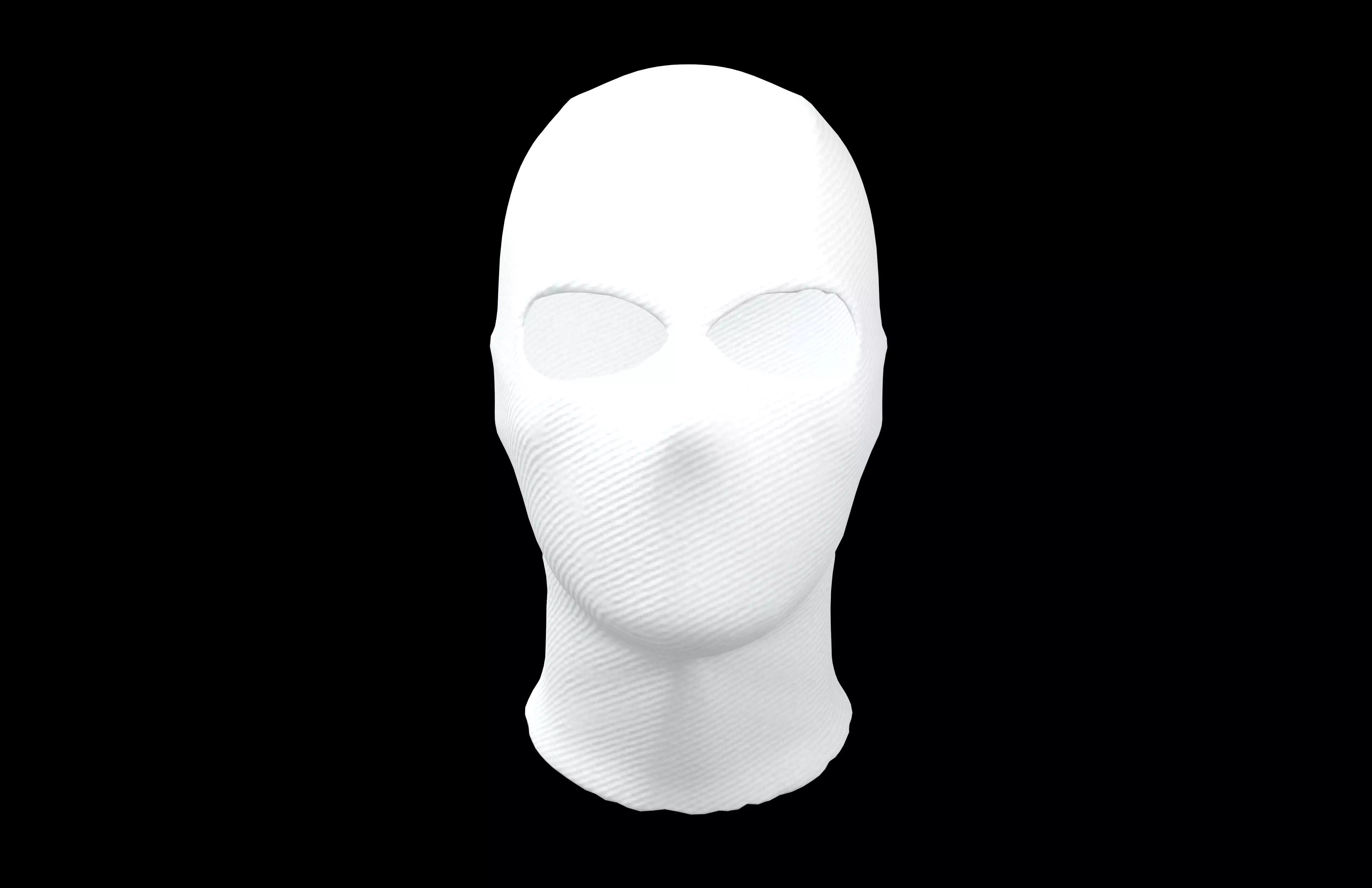 Balaclava v1 001 Low-poly 3D model_1