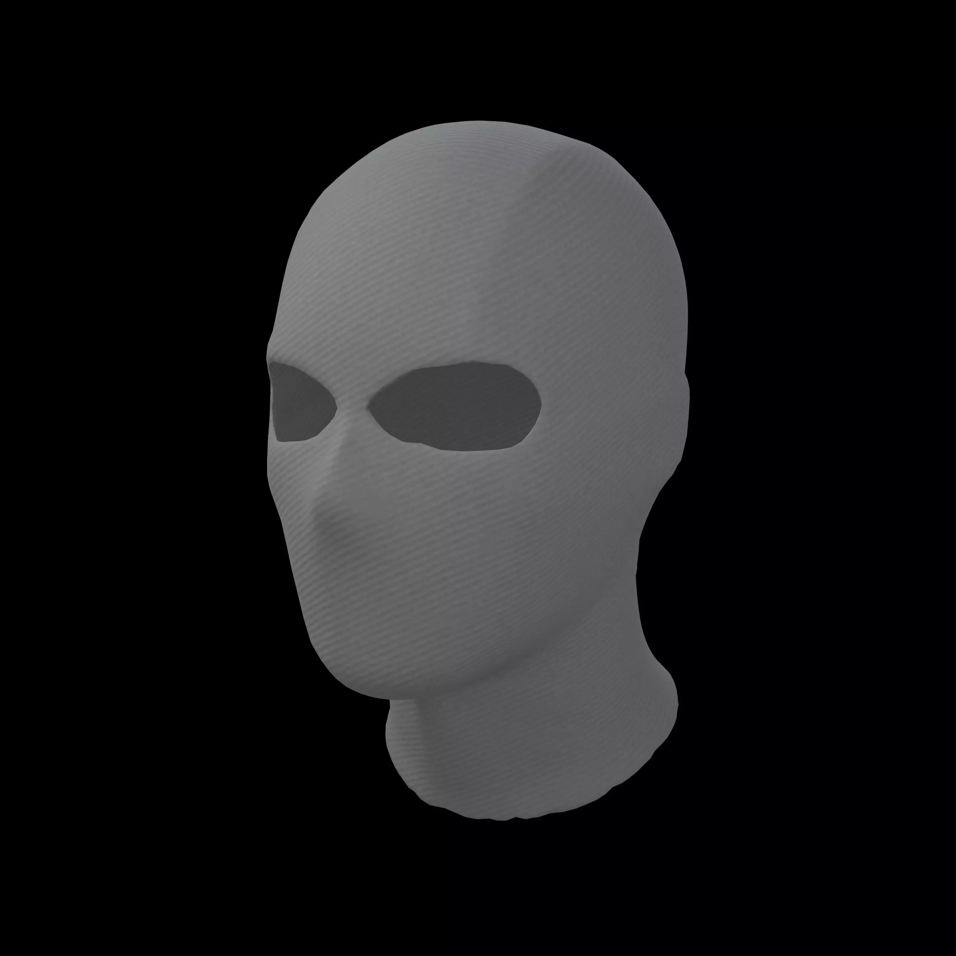 Balaclava v1 002 Low-poly 3D model_0