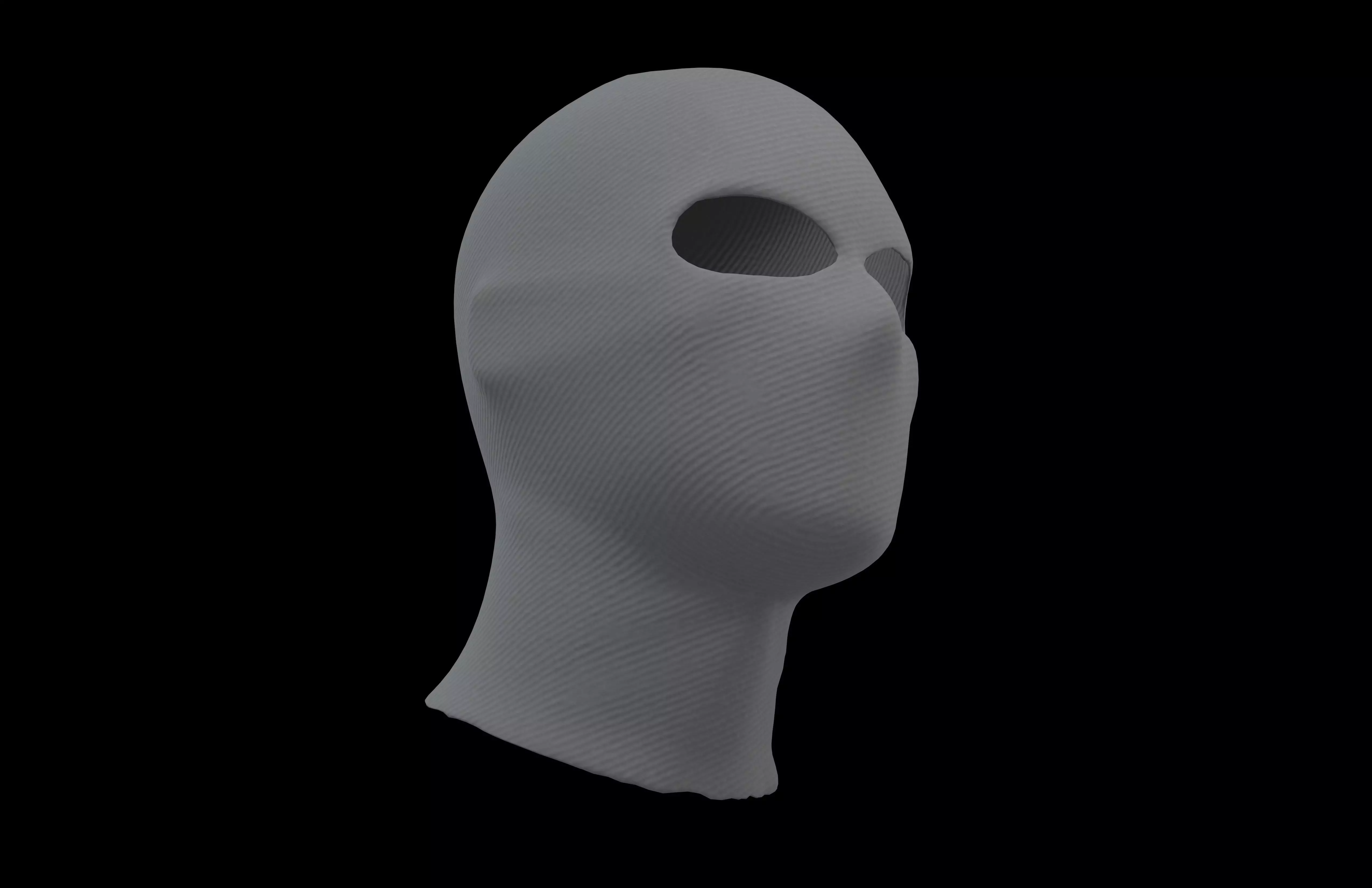 Balaclava v1 002 Low-poly 3D model_3