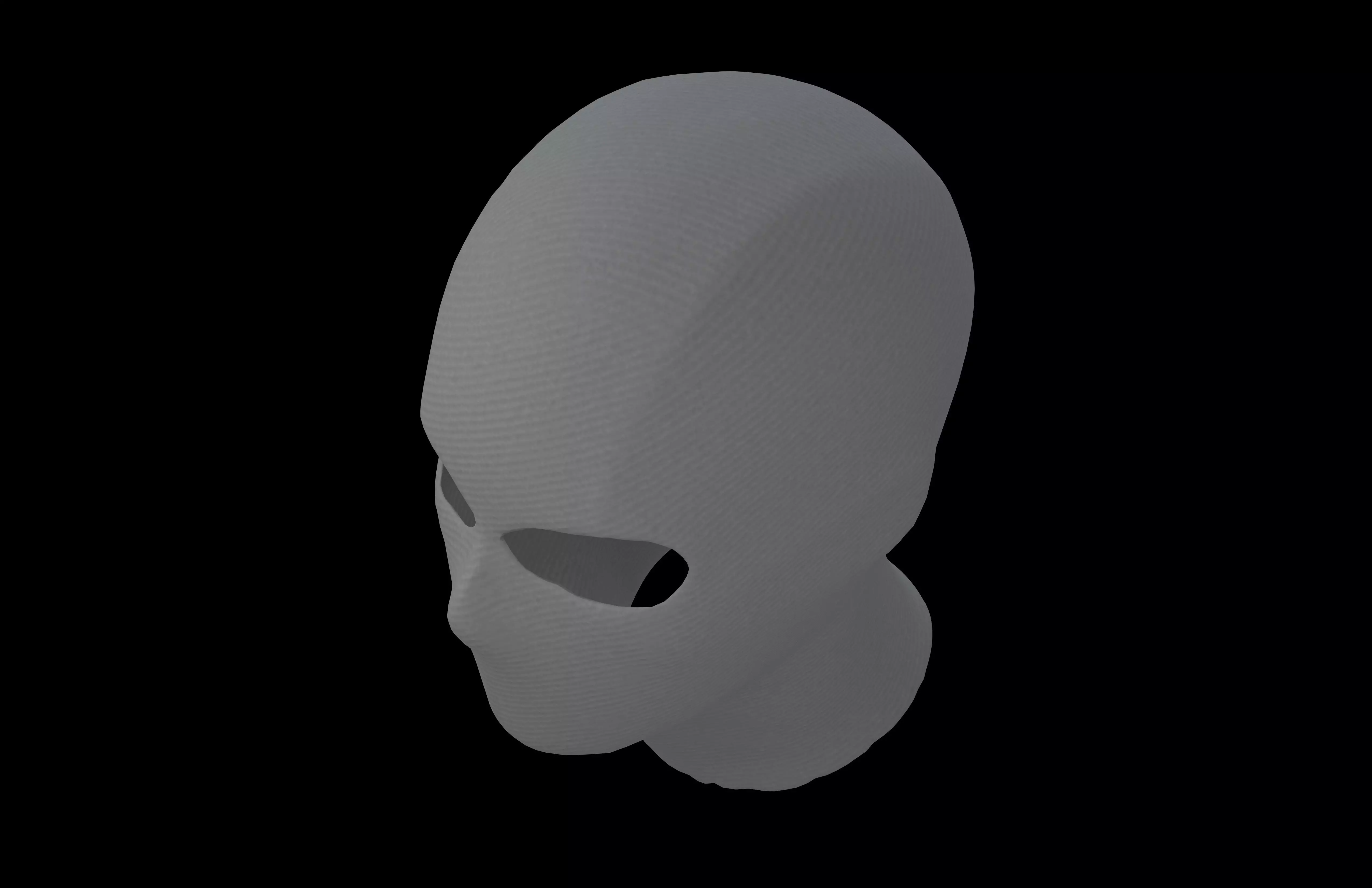 Balaclava v1 002 Low-poly 3D model_2