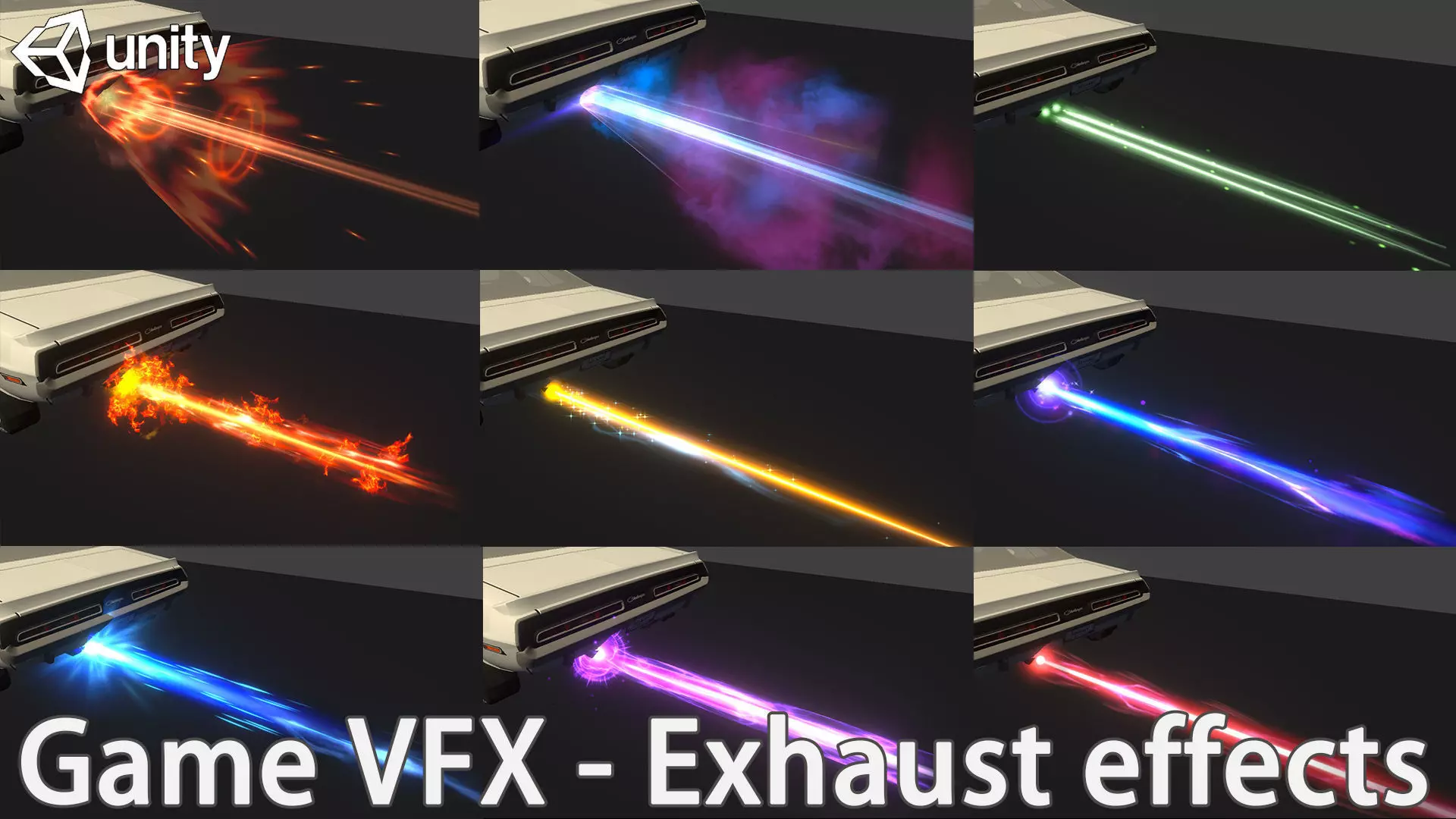 Unity Game VFX - Exhaust Nitro Effects 3D model_0