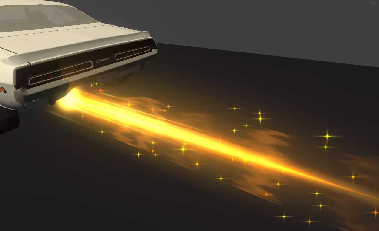 Unity Game VFX - Exhaust Nitro Effects 3D model_8