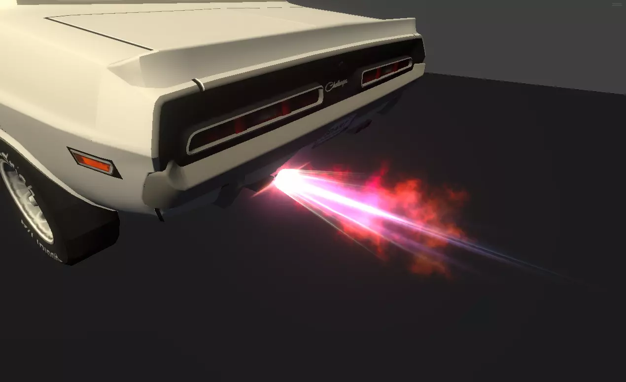 Unity Game VFX - Exhaust Nitro Effects 3D model_2