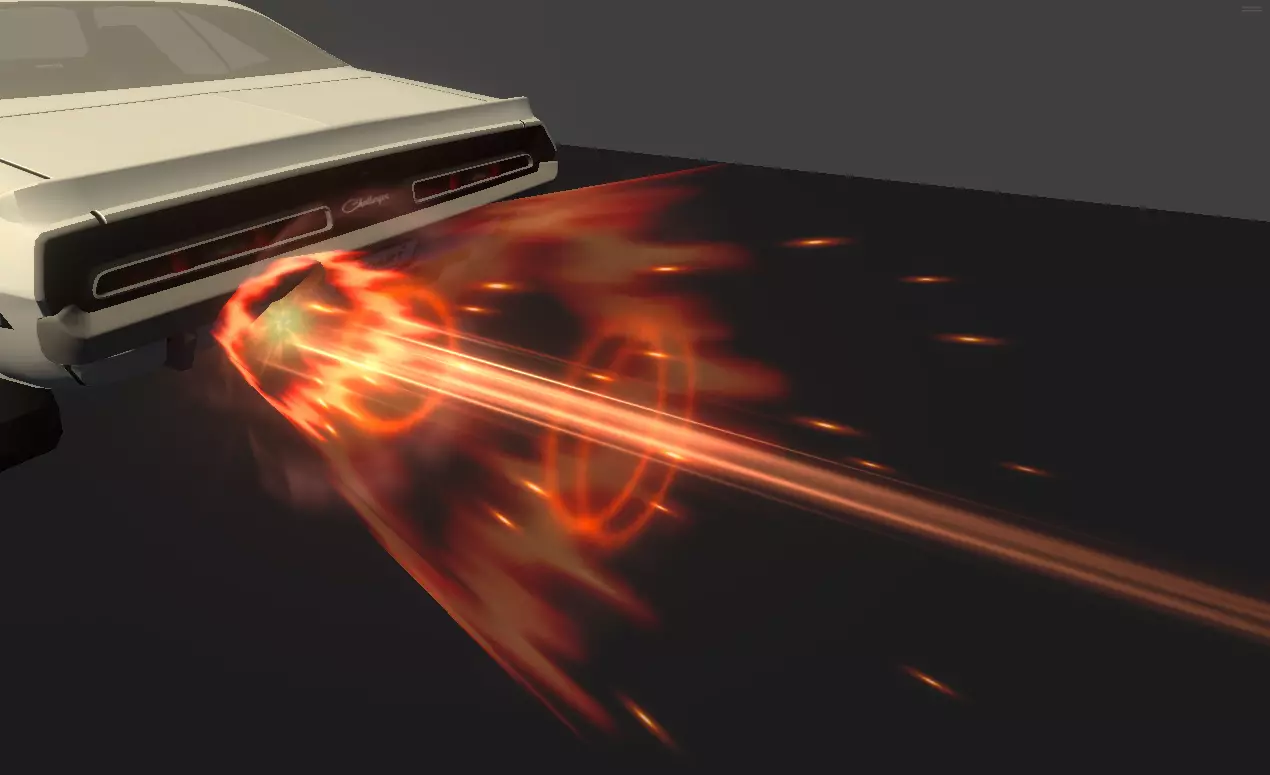 Unity Game VFX - Exhaust Nitro Effects 3D model_11